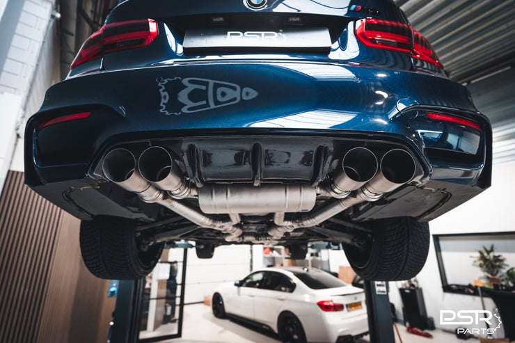 DCE Parts - BMW F80 M3 F82 M4 Equal Length & Single Midpipe Hybrid Titanium Catback Valved Exhaust