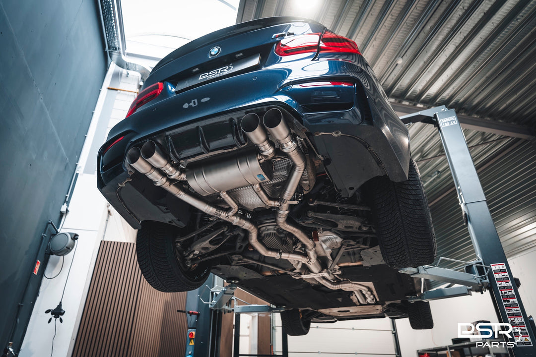 DCE Parts - BMW F80 M3 F82 M4 Equal Length & Single Midpipe Hybrid Tit