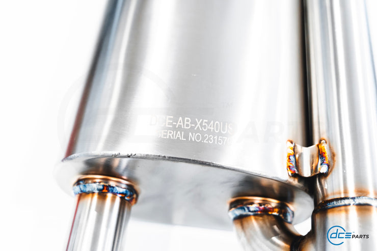 DCE Parts - BMW G05 X5 45e / 50e V2 (Gen2) Axleback Slip On Valvetronic Exhaust Rear Muffler