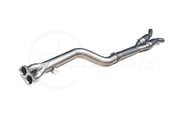 DCE Parts BMW F97 X3M F98 X3M High Flow Single Midpipe OPF Delete - Titanium / Stainless Steel