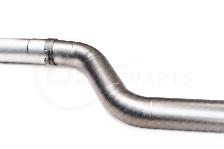 DCE Parts BMW F97 X3M F98 X3M High Flow Single Midpipe OPF Delete - Titanium / Stainless Steel