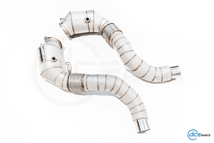 DCE Parts -  BMW N63R G30 M550i G14 G15 G16 M850i G11 G12 750i G05 G06 X5 X6 M60i G07 X7 M50i Downpipe