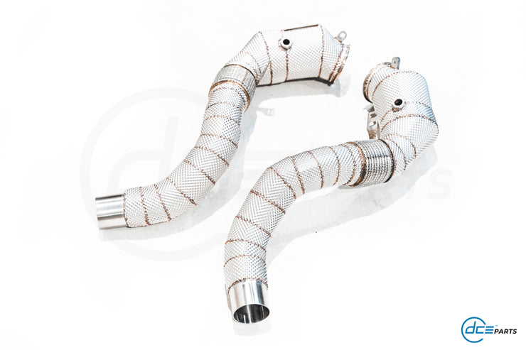 DCE Parts -  BMW N63R G30 M550i G14 G15 G16 M850i G11 G12 750i G05 G06 X5 X6 M60i G07 X7 M50i Downpipe
