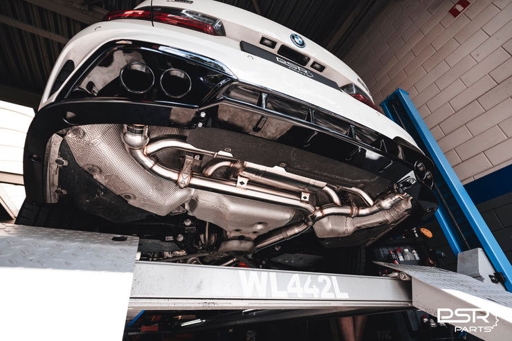 DCE Parts - BMW G20 G21 320e 330e Catback Axleback Slip On Valvetronic Exhaust Rear Muffler