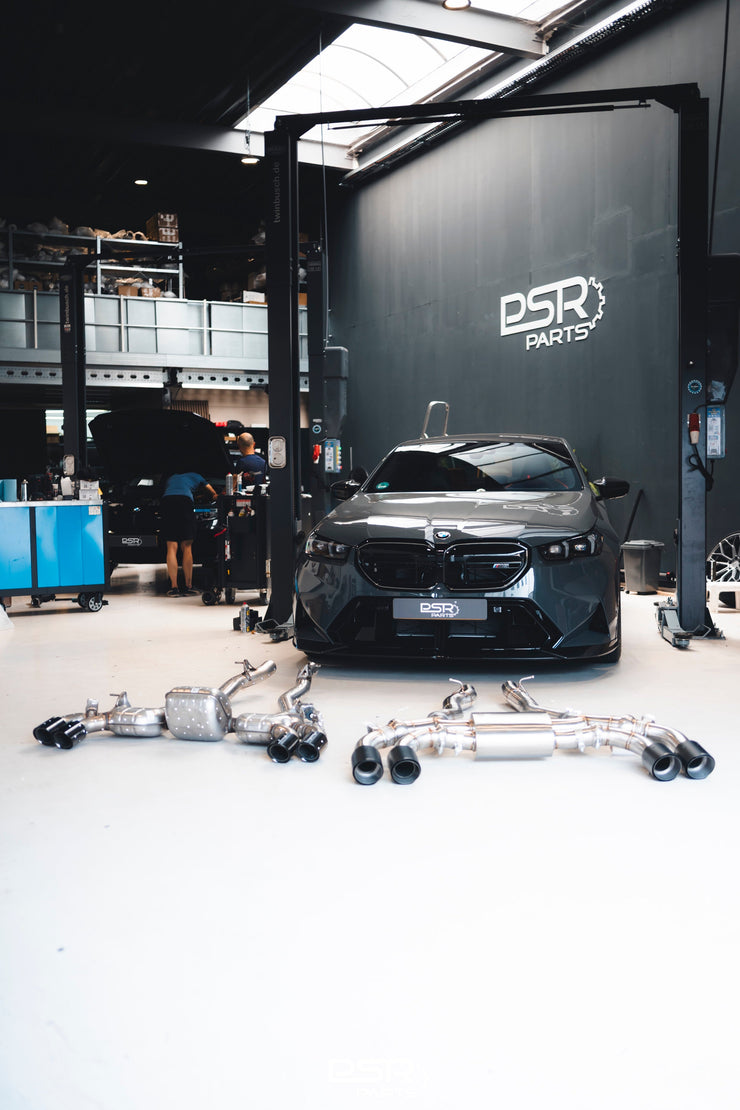 DCE Parts - BMW G90 M5 G99 M5 Stainless Steel - Titanium Catback Axleback Valved Exhaust - 3.5 Inch | 90mm Midpipe