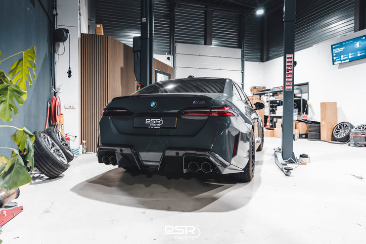 DCE Parts - BMW G90 M5 G99 M5 Stainless Steel - Titanium Catback Axleback Valved Exhaust - 3.5 Inch | 90mm Midpipe