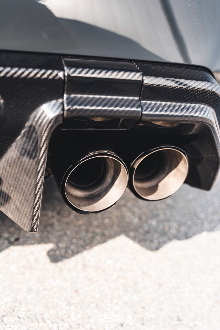 DCE Parts - BMW G90 M5 G99 M5 Stainless Steel - Titanium Catback Axleback Valved Exhaust - 3.5 Inch | 90mm Midpipe