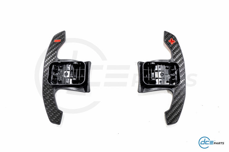 DCE Parts - BMW/MINI F & G-Series Shifter Paddles Red (F30 F32 F33 F80 F82 F87 - F40 F44 G20 G21 G22 G23 G26 G80 G82 G42 G30 G31 F90)