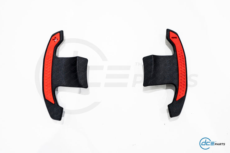 DCE Parts - BMW/MINI F & G-Series Shifter Paddles Red (F30 F32 F33 F80 F82 F87 - F40 F44 G20 G21 G22 G23 G26 G80 G82 G42 G30 G31 F90)
