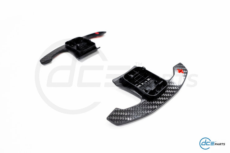 DCE Parts - BMW/MINI F & G-Series Shifter Paddles Red (F30 F32 F33 F80 F82 F87 - F40 F44 G20 G21 G22 G23 G26 G80 G82 G42 G30 G31 F90)