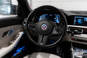 Carbon Fibre M-Style Steering Wheel Trim Replacement for BMW M Sport Steering Wheel (F40 F44 G20 G21 G22 G23 G26 G80 G82 G42 G30 G31 F90)