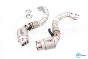 DCE Parts -  BMW S63B44 - BMW F90 M5 F91 F92 F93 M8 X5M F96 X6M F96 (Clamp Type) - Catless / High Flow Cat Downpipe