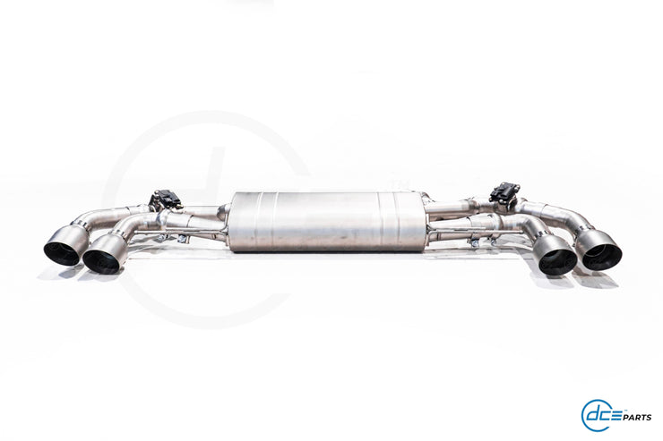 DCE Parts - BMW G05 X5 45e / 50e Axleback Slip On Valvetronic Exhaust Rear Muffler Titanium