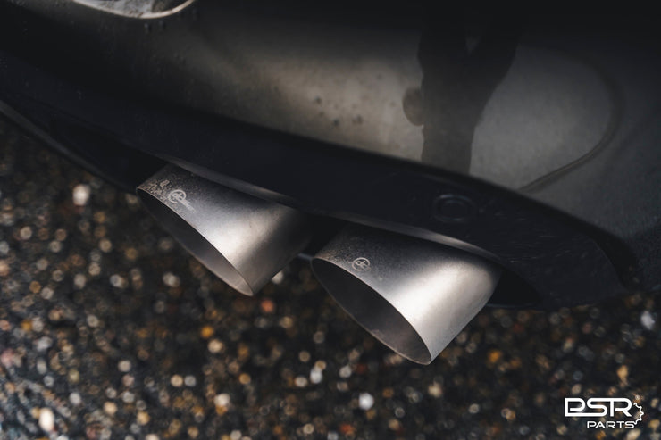 DCE Parts - BMW G05 X5 45e / 50e Axleback Slip On Valvetronic Exhaust Rear Muffler Titanium