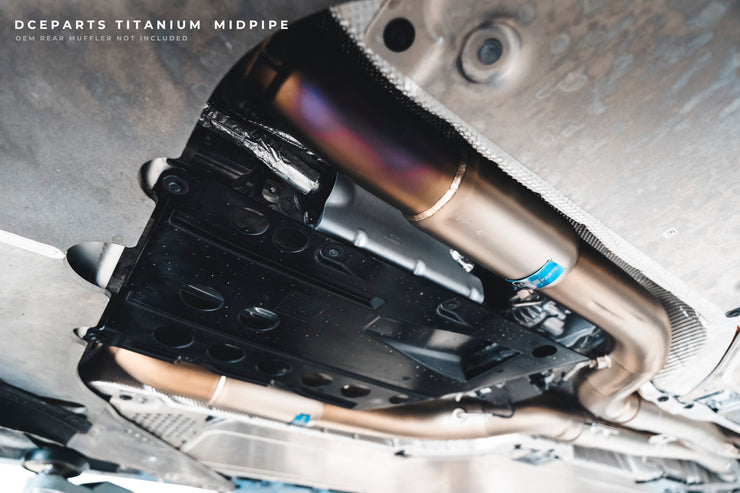 DCE Parts - BMW G90 M5 G99 M5 Stainless Steel - Titanium Catback Axleback Valved Exhaust - 3.5 Inch | 90mm Midpipe