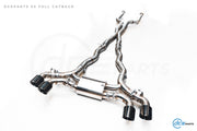 DCE Parts - BMW G90 M5 G99 M5 Stainless Steel - Titanium Catback Axleback Valved Exhaust - 3.5 Inch | 90mm Midpipe