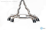 DCE Parts - BMW G90 M5 G99 M5 Stainless Steel - Titanium Catback Axleback Valved Exhaust - 3.5 Inch | 90mm Midpipe