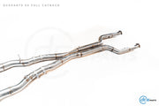 DCE Parts - BMW G90 M5 G99 M5 Stainless Steel - Titanium Catback Axleback Valved Exhaust - 3.5 Inch | 90mm Midpipe
