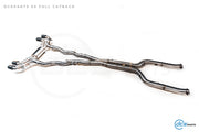 DCE Parts - BMW G90 M5 G99 M5 Stainless Steel - Titanium Catback Axleback Valved Exhaust - 3.5 Inch | 90mm Midpipe