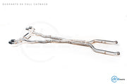 DCE Parts - BMW G90 M5 G99 M5 Stainless Steel - Titanium Catback Axleback Valved Exhaust - 3.5 Inch | 90mm Midpipe