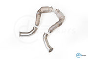 DCE Parts -  BMW S63B44T2 - BMW F90 M5 F91 F92 F93 M8 X5M F96 X6M F96 (OPF 2020+) - Catless / High Flow Cat Downpipe
