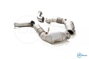 DCE Parts -  BMW S63B44T2 - BMW F90 M5 F91 F92 F93 M8 X5M F96 X6M F96 (OPF 2020+) - Catless / High Flow Cat Downpipe