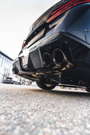 DCE Parts - BMW G90 M5 G99 M5 Stainless Steel - Titanium Catback Axleback Valved Exhaust - 3.5 Inch | 90mm Midpipe