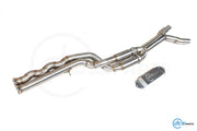 DCE Parts - BMW F87 M2 Competition S55 Equal Length & Single Midpipe Hybrid Catback Valved Exhaust