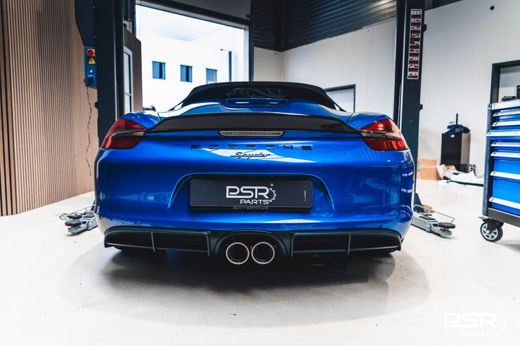DCE Parts - Porsche 981 Cayman & Boxster 2.7/3.4/3.8 GT4 / Spyder X-Pipe Titanium Style
