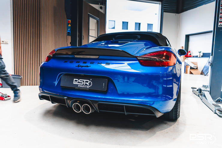 DCE Parts - Porsche 981 Cayman & Boxster 2.7/3.4/3.8 GT4 / Spyder X-Pipe Titanium Style