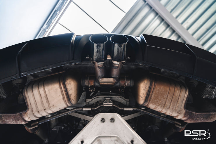DCE Parts - Porsche 981 Cayman & Boxster 2.7/3.4/3.8 GT4 / Spyder X-Pipe Titanium Style