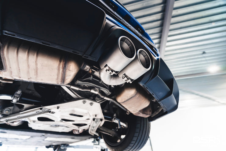 DCE Parts - Porsche 981 Cayman & Boxster 2.7/3.4/3.8 GT4 / Spyder X-Pipe Titanium Style