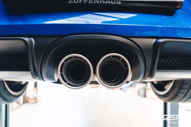 DCE Parts - Porsche 981 Cayman & Boxster 2.7/3.4/3.8 GT4 / Spyder X-Pipe Titanium Style