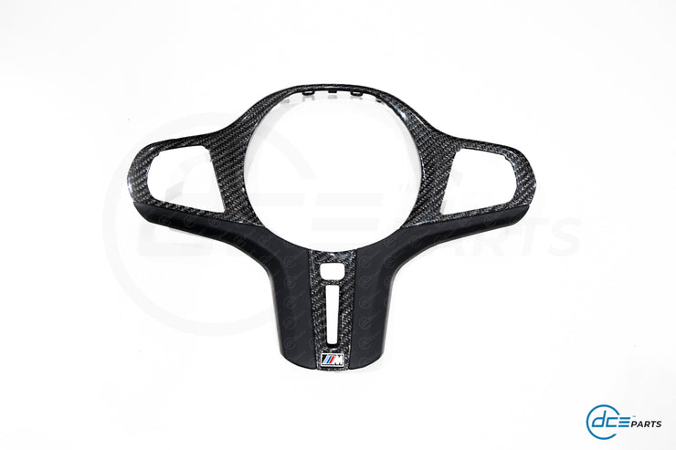 Carbon Fibre M-Style Steering Wheel Trim Replacement for BMW M Sport Steering Wheel (F40 F44 G20 G21 G22 G23 G26 G80 G82 G42 G30 G31 F90)