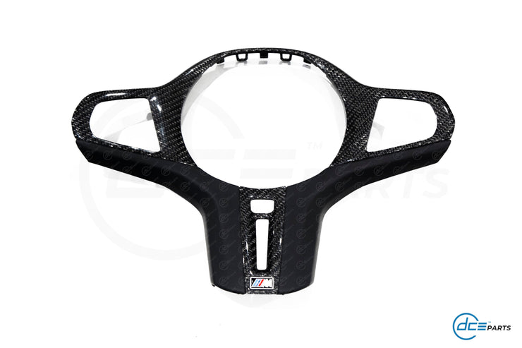 Carbon Fibre M-Style Steering Wheel Trim Replacement for BMW M Sport Steering Wheel (F40 F44 G20 G21 G22 G23 G26 G80 G82 G42 G30 G31 F90)