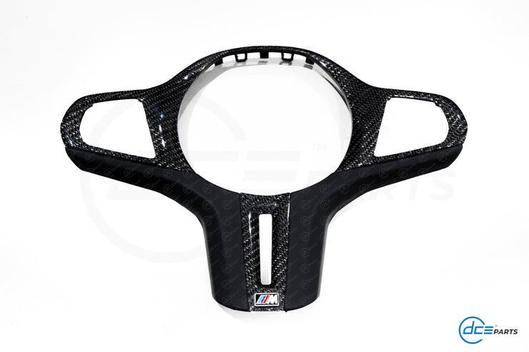 Carbon Fibre M-Style Steering Wheel Trim Replacement for BMW M Sport Steering Wheel (F40 F44 G20 G21 G22 G23 G26 G80 G82 G42 G30 G31 F90)