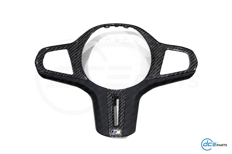 Carbon Fibre M-Style Steering Wheel Trim Replacement for BMW M Sport Steering Wheel (F40 F44 G20 G21 G22 G23 G26 G80 G82 G42 G30 G31 F90)