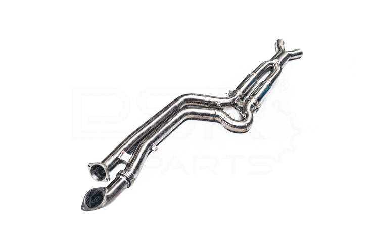 DCE Parts BMW S58 G87 M2 High Flow Equal Length SINGLE Midpipe Hybrid Midpipe