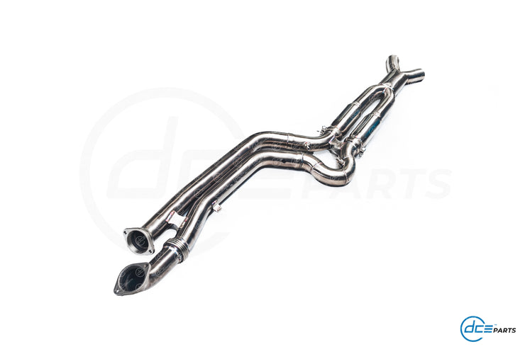 DCE Parts BMW S58 G80 M3 G81 M3 G82 M4 G83 M4 High Flow Equal Length SINGLE Midpipe Hybrid Midpipe