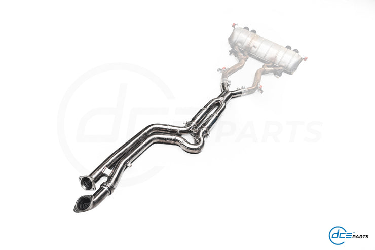 DCE Parts BMW S58 G87 M2 High Flow Equal Length SINGLE Midpipe Hybrid Midpipe